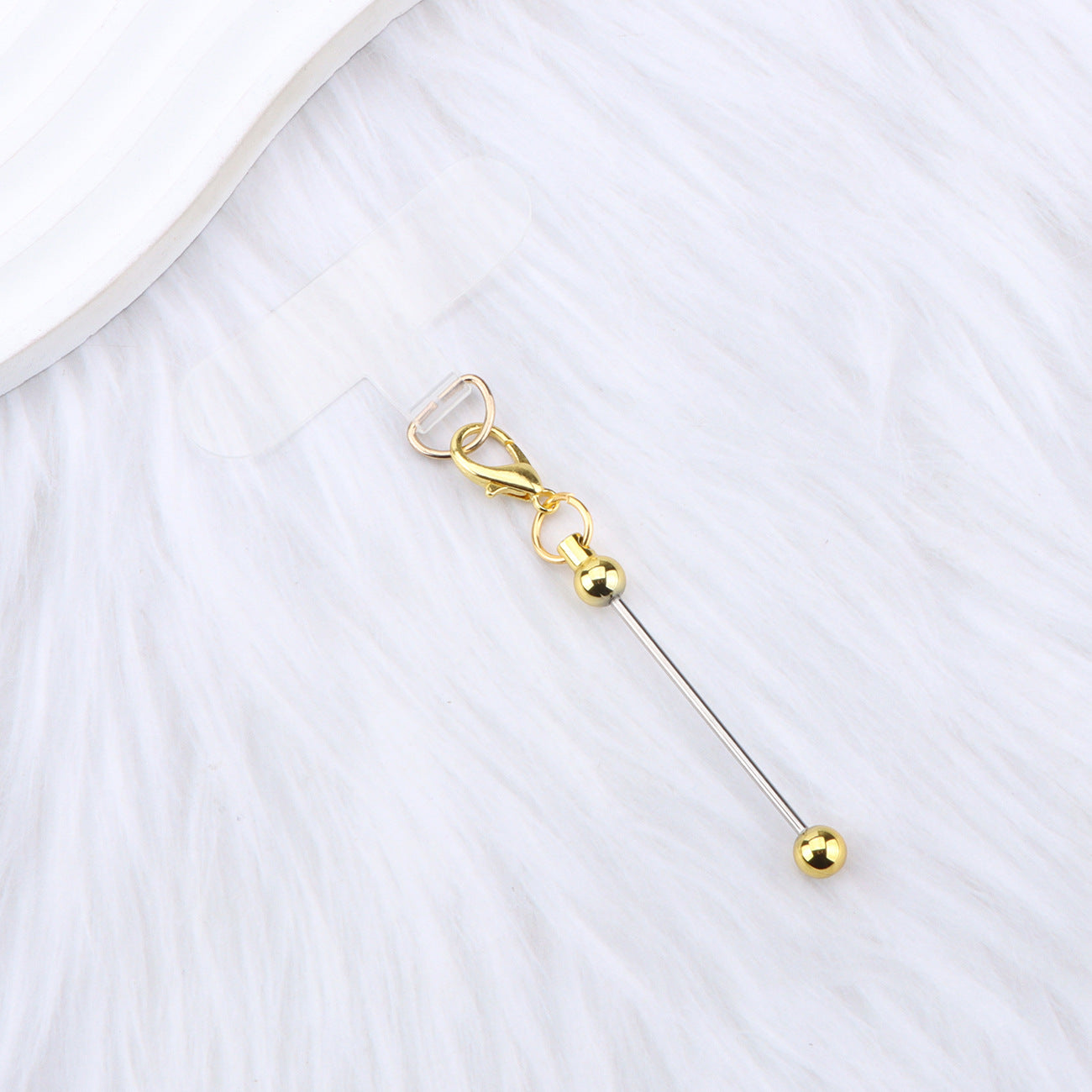 Beadable Plastic Tether Tabs With Bars
