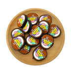 Silicone Focal Beads Easter Eggs and Chick Basket Circle Badge 20pcs 2