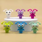 20Pcs 3D Cartoon Little Ant Silicone Focal Beads Assorted Colors 3