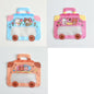 Zip Lock Plastic Bags Cartoon Animal Bus Matte PVC 16.6x16.6cm 10pcs 4