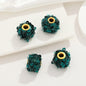 Fabric Glitter Sequin Spacer Beads 16mm 50pcs 19