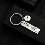 Stainless Steel Driving Safety Keychain Car Charm Engraved Drive Safe 6