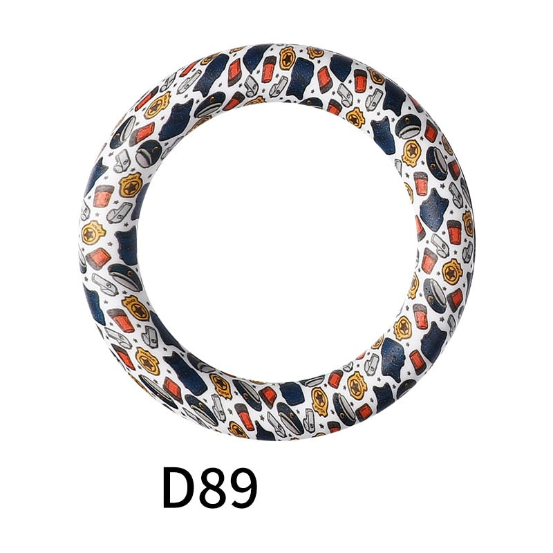 65mm Printing circular silicone rings 88