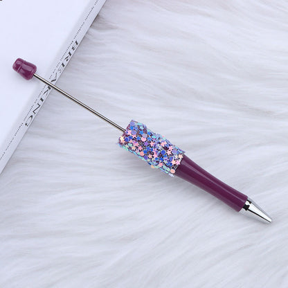 Star Sequin Creative Beadable Pen Plastic 19