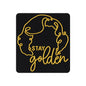 Silicone Focal Beads The Golden Girl Retro Black and Gold Designs 20pcs 12