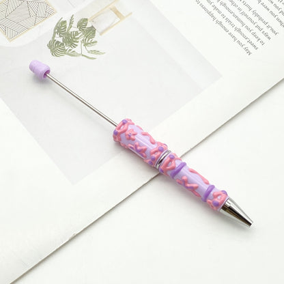 Beadable Pen Creative Candy Color Hand Painted Design  16