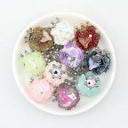 Mermaid Tail Polymer Clay  Beads Fancy 5pcs 22mm