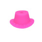 Silicone Focal Beads Cowboy Hat Embossed Brim Matte Colors 20pcs 18