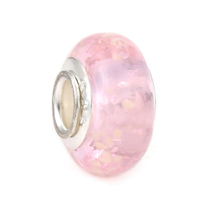Glass Round Spacer Beads 15mm Glow In The Dark Glitter Powder 10pcs 5