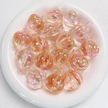 Transparent Hot Air Balloon Acrylic Beads 30x25mm Glossy Pastel 5pcs 8