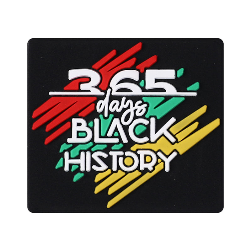 Silicone Focal Beads Black History Queen Wearing Period Hat 20pcs 11