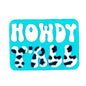 Silicone Focal Beads Howdy Yall Cow Print Lettering 20pcs 5