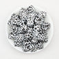 13.5mm Square Leopard Print Silicone Beads 50pcs - 5