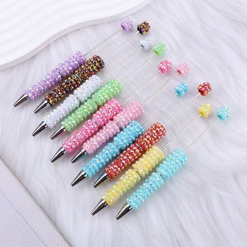 Creative Colorful Cartoon Broken Diamond Beadable Pen 2