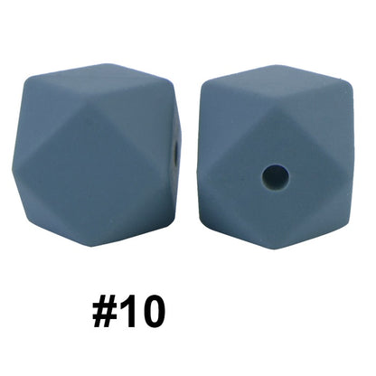 hexagon silicone beads 10