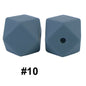 hexagon silicone beads 10