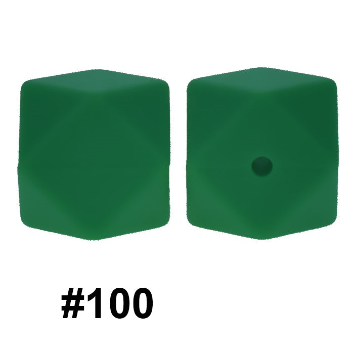 hexagon silicone beads 100