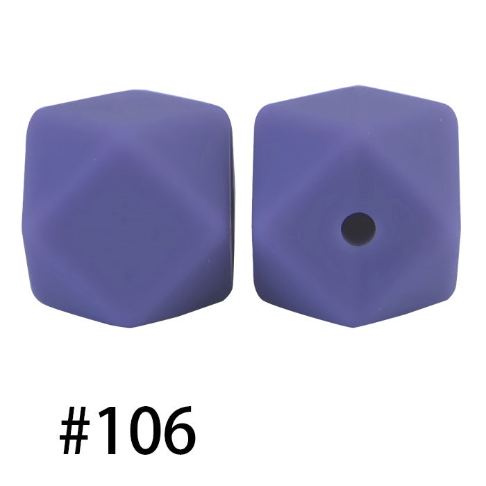 hexagon silicone beads 106