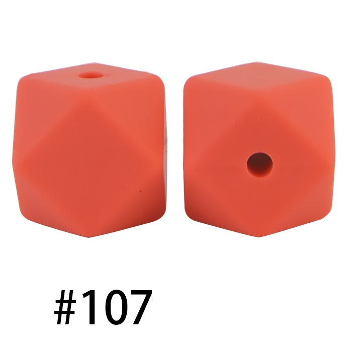 hexagon silicone beads 107