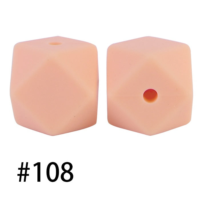 hexagon silicone beads 108