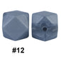 hexagon silicone beads 12