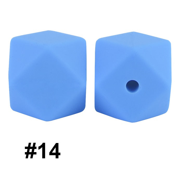 hexagon silicone beads 14