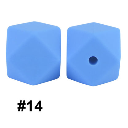 hexagon silicone beads 14