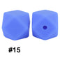 hexagon silicone beads 15