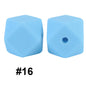 hexagon silicone beads 16