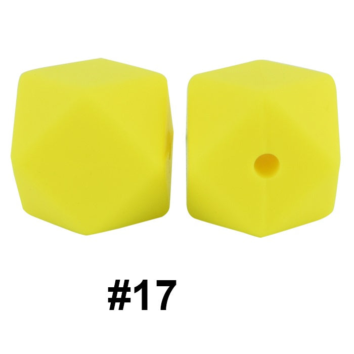 hexagon silicone beads 17