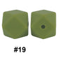 hexagon silicone beads 19