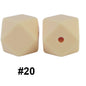 hexagon silicone beads 20