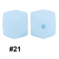 hexagon silicone beads 21