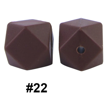 hexagon silicone beads 22