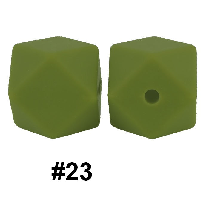 hexagon silicone beads 23