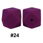 hexagon silicone beads 24
