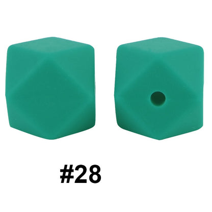 hexagon silicone beads 28