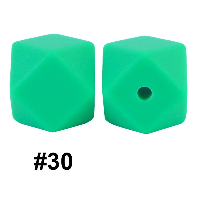 hexagon silicone beads 30