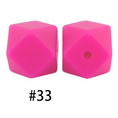 hexagon silicone beads 33