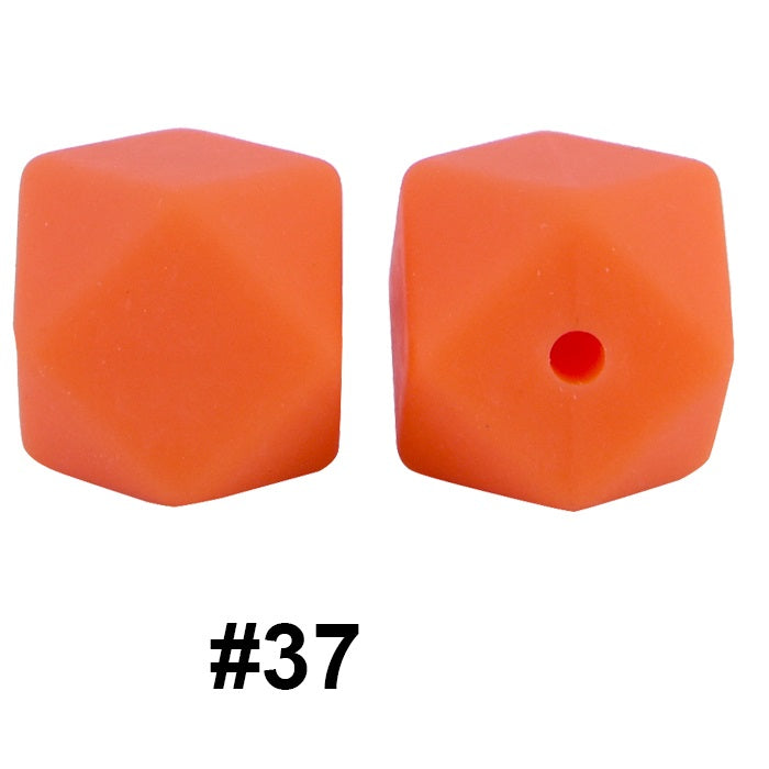 hexagon silicone beads 37