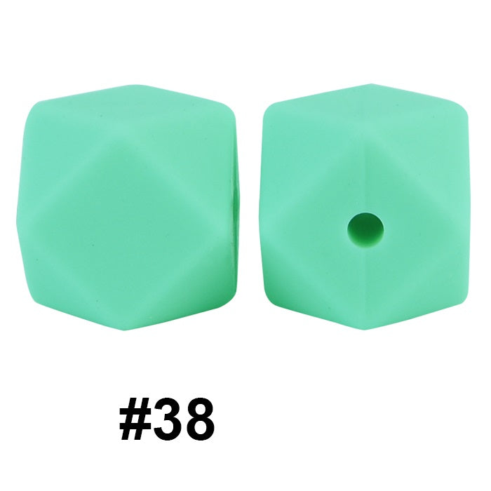 hexagon silicone beads 38