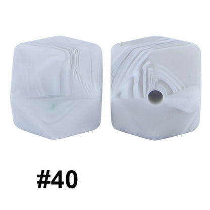 hexagon silicone beads 40