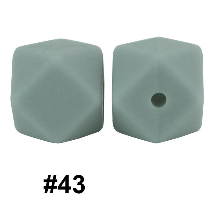 hexagon silicone beads 43