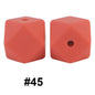 hexagon silicone beads 45