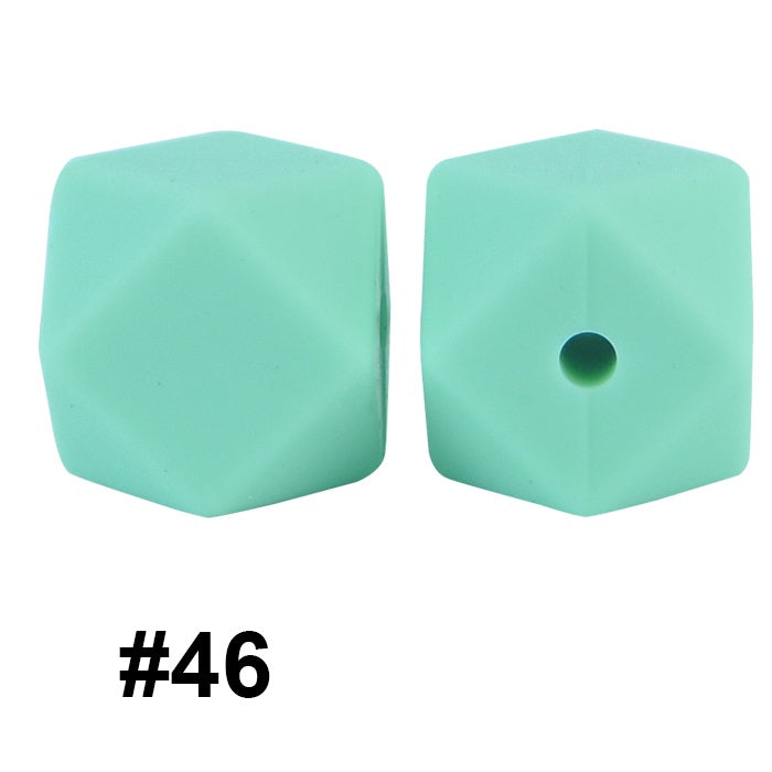 hexagon silicone beads 46