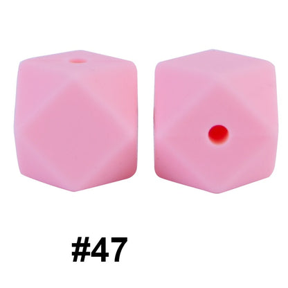 hexagon silicone beads 47