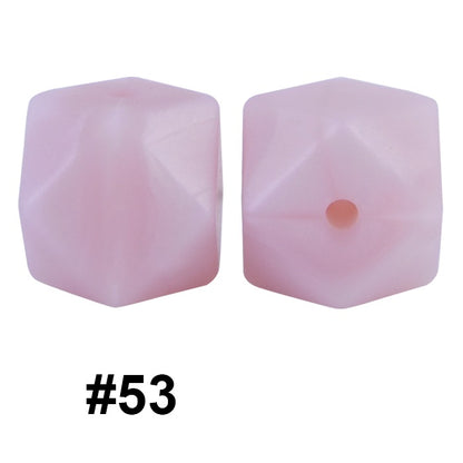 hexagon silicone beads 53