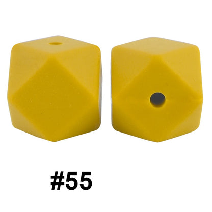 hexagon silicone beads 55