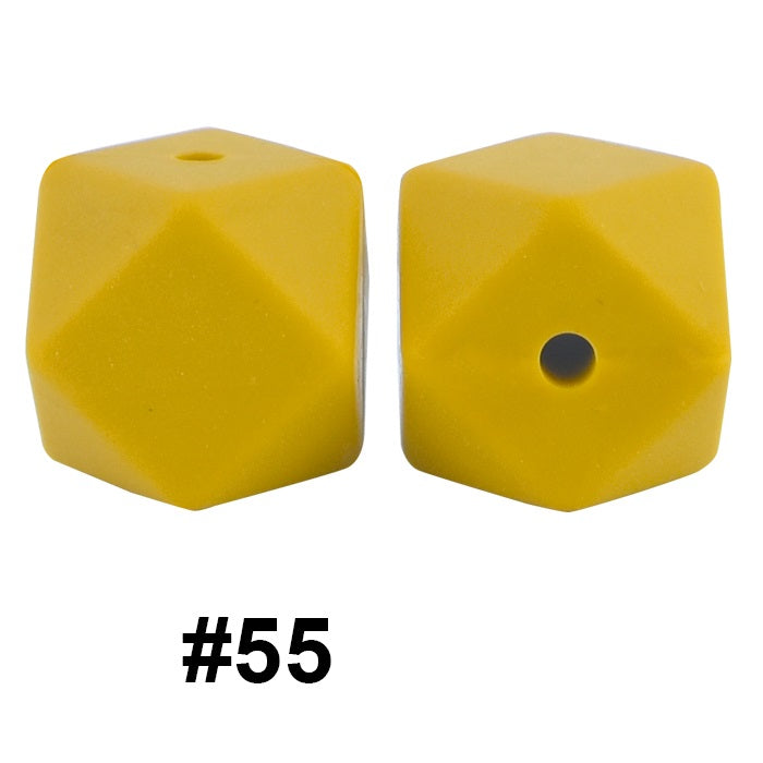 hexagon silicone beads 55
