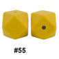 hexagon silicone beads 55